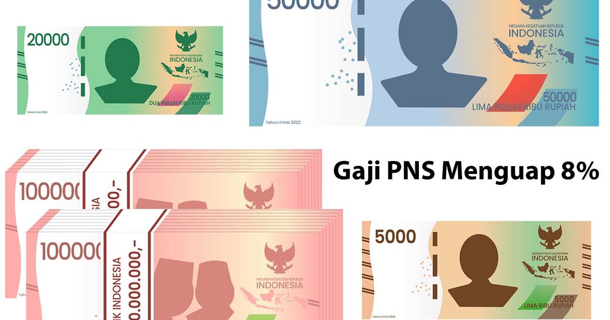 Gaji PNS Menguap 8%