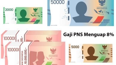 Gaji PNS Menguap 8%