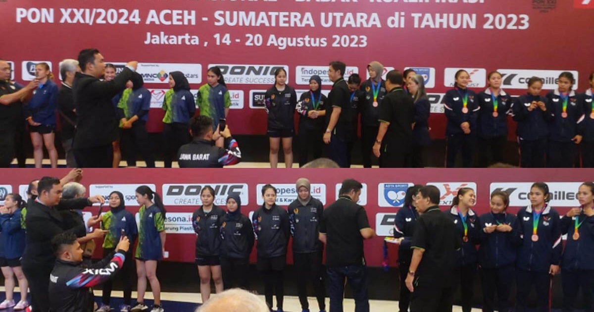 Hasil Tenis Meja Kejurnas Kualifikasi PON Aceh - Sumut 2024