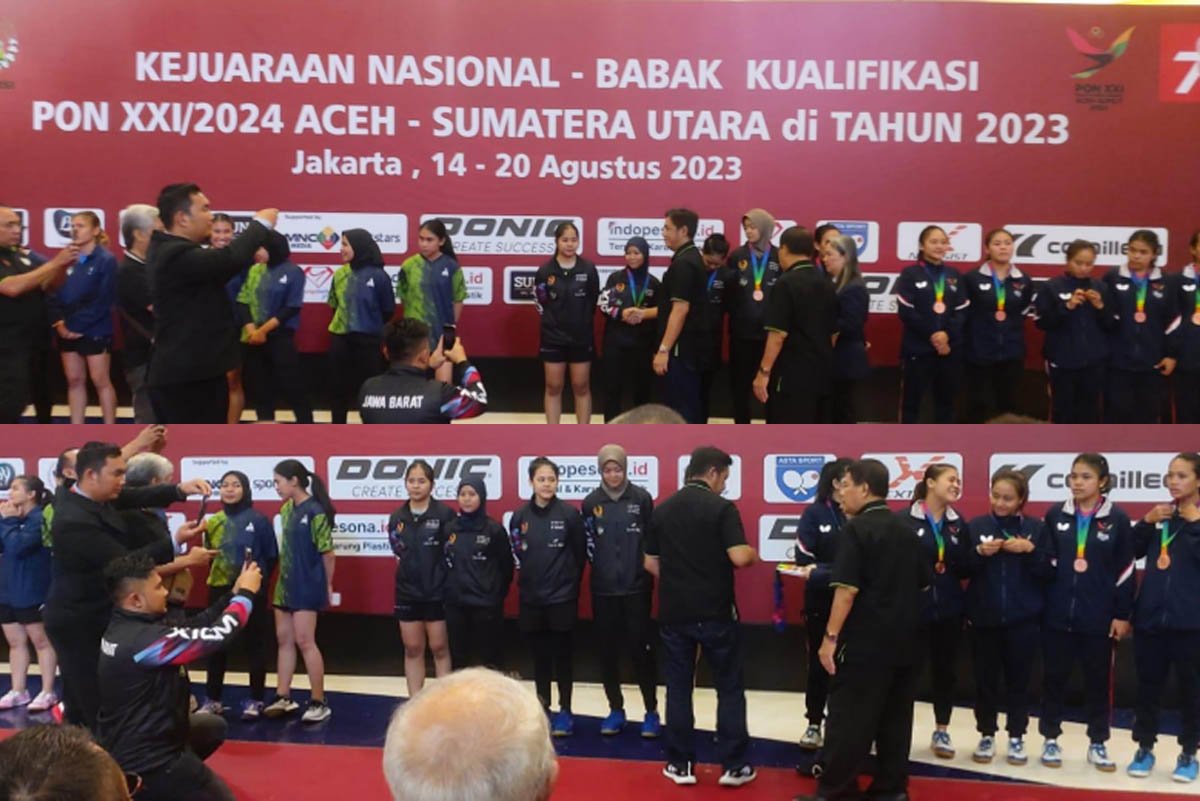 Hasil Tenis Meja Kejurnas Kualifikasi PON Aceh - Sumut 2024