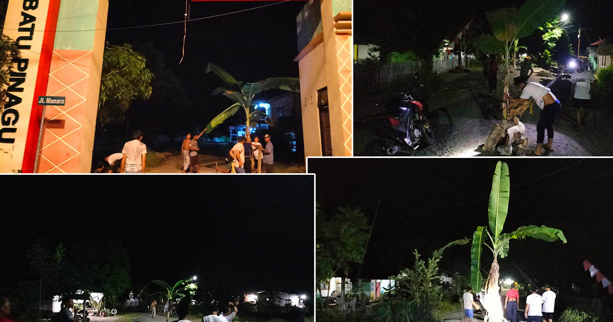 Jalan Desa Boroko Timur Mengadu Nasib