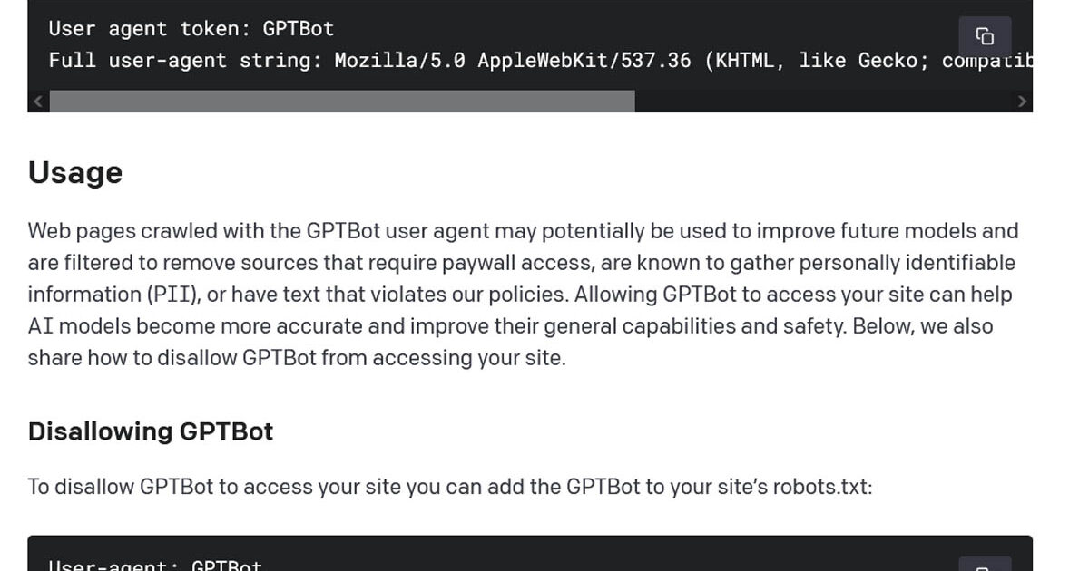 OpenAI Luncurkan GPTBot untuk Crawler Web