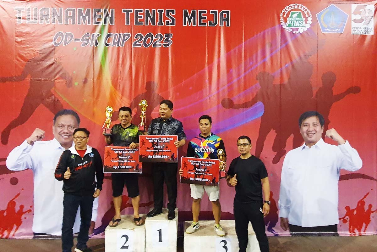 Hasil Turnamen Tenis Meja ODSK Cup 2023