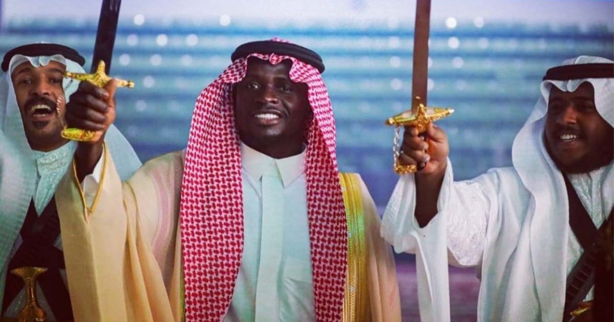 Sadio Mane Merayakan Hari Nasional Arab Saudi