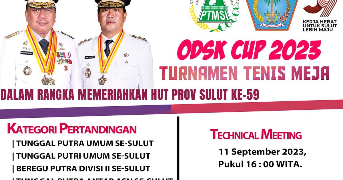 Turnamen Tenis Meja ODSK Cup 2023