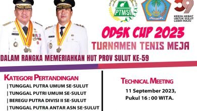 Turnamen Tenis Meja ODSK Cup 2023