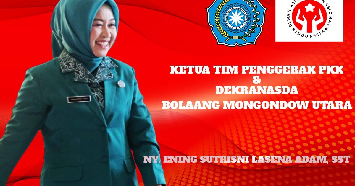 Ening Sutrisni Lasena Adam Memimpin TP-PKK Bolmut