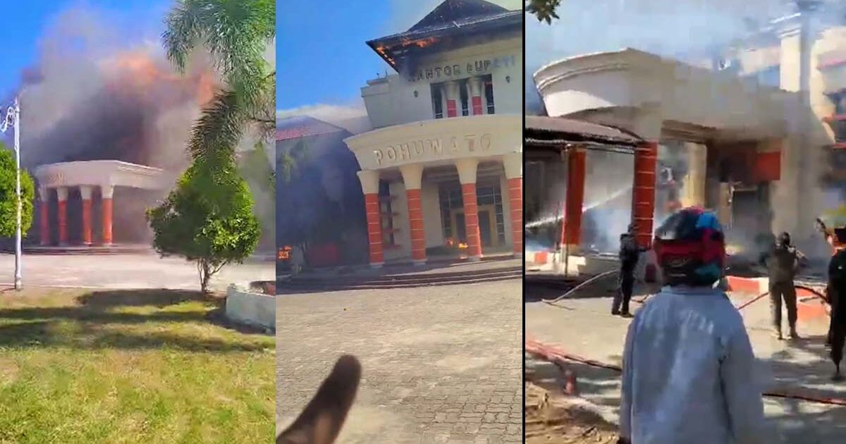 Penambang Pohuwato Amuk Fasilitas Umum