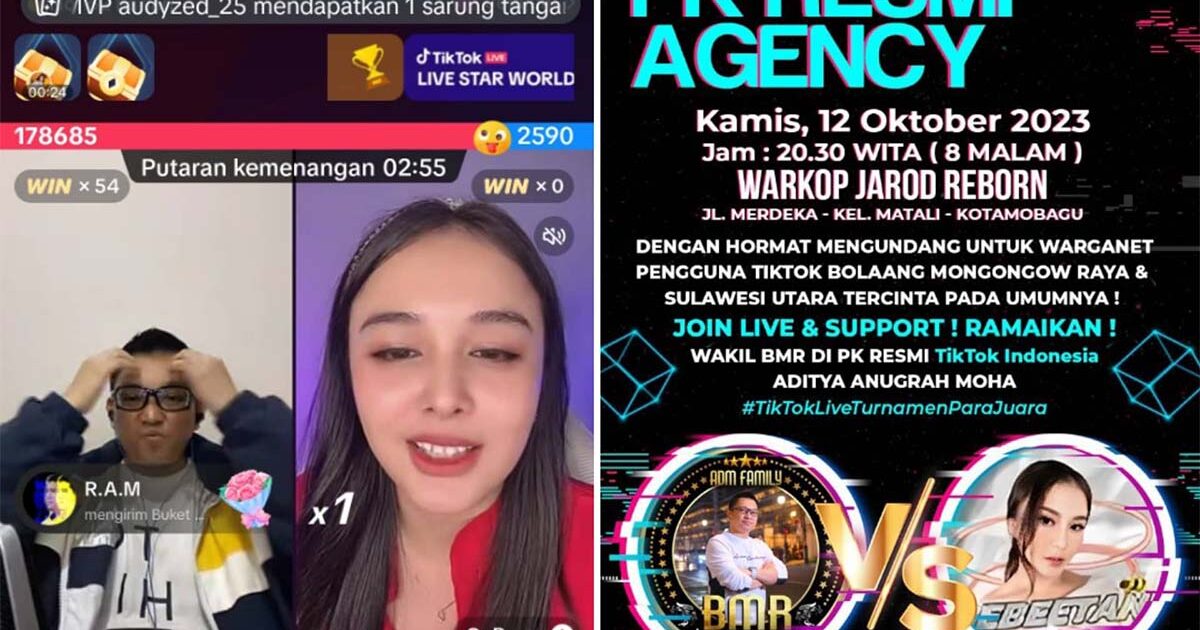 Aditya Anugrah Moha Ikut PK di TikTok