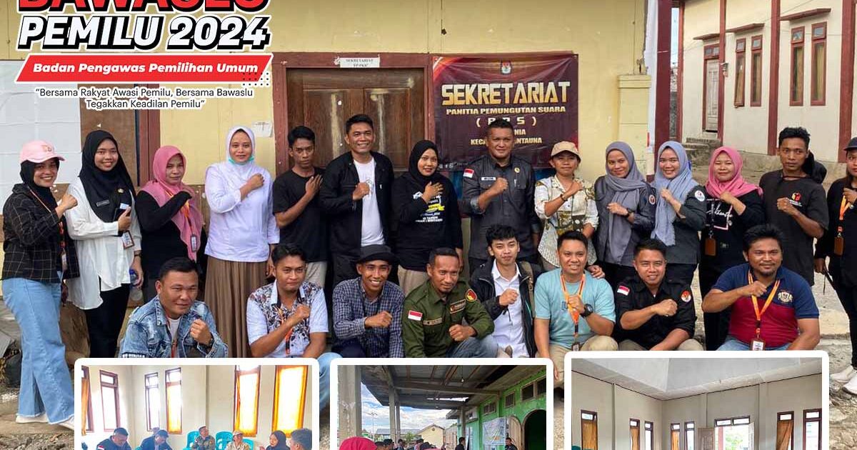 Ketua Bawaslu Abdul Muin Wengkeng Patroli Kawal Hak Pilih