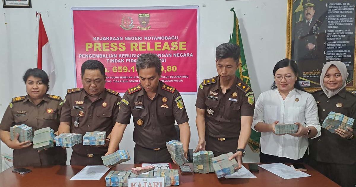 Korupsi Pasar Kuliner Kotamobagu