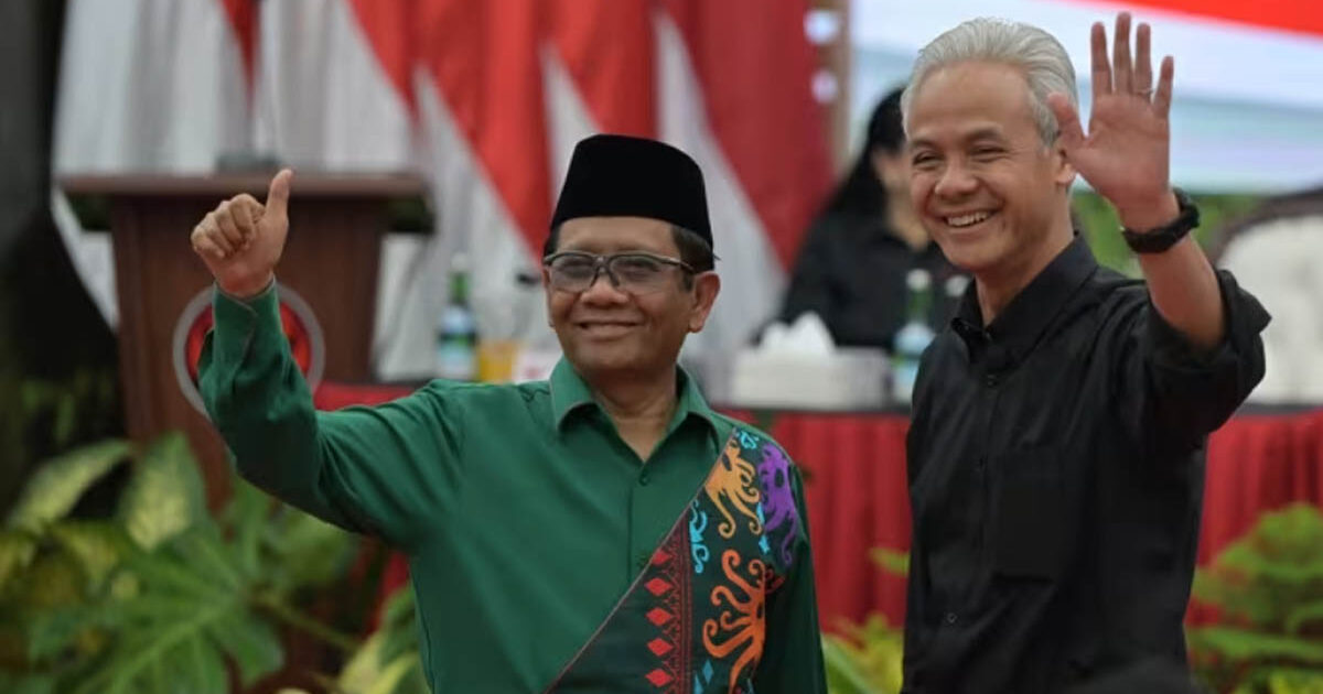 Mahfud MD dan Ganjar Pranowo