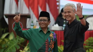 Mahfud MD dan Ganjar Pranowo