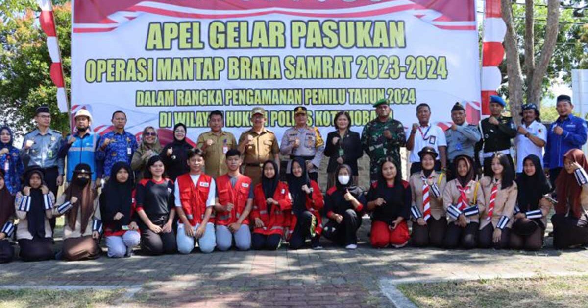 Polres Gelar Pasukan untuk Keamanan Pemilu