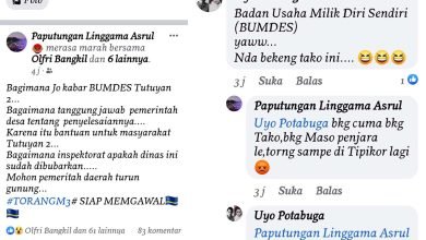 Postingan Asrul Linggama di Facebook