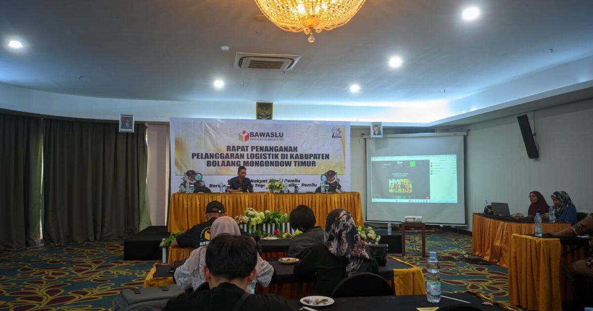 Bawaslu Boltim Awasi Logistik Pemilu 2024