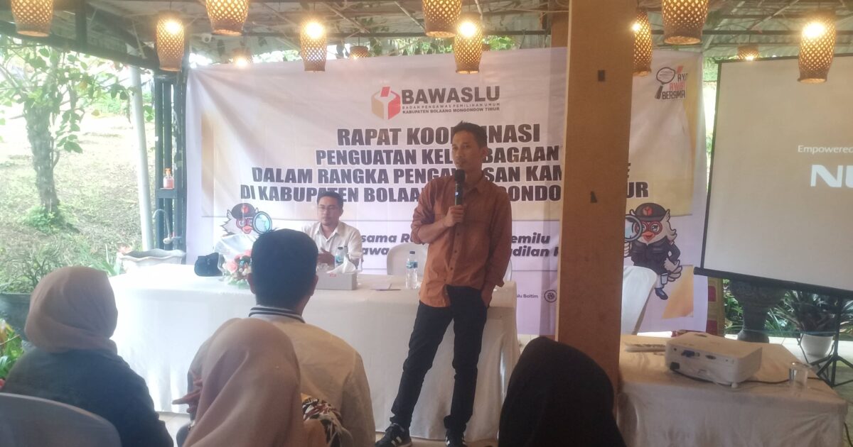 Bawaslu Boltim Bahas Kampanye Pemilu 2023