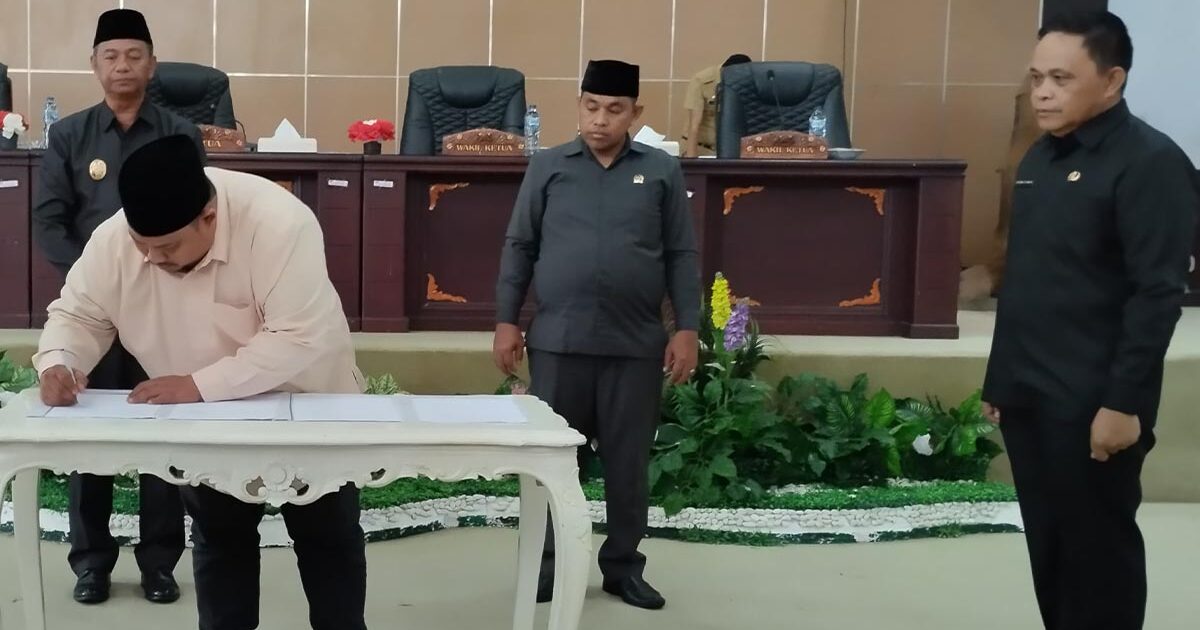 DPRD Boltim Tetapkan Ranperda Perkawinan Usia Anak