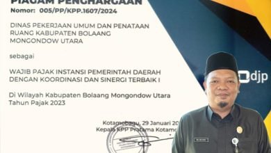 Dinas PUTR Bolmut Raih Penghargaan