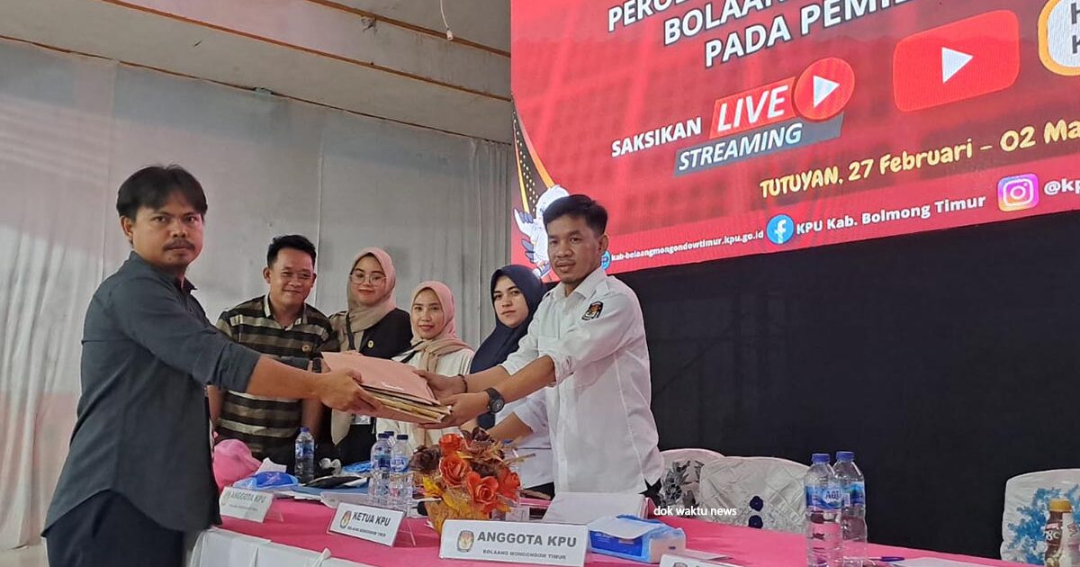 Rekapitulasi Suara Pemilu 2024 Kabupaten Boltim