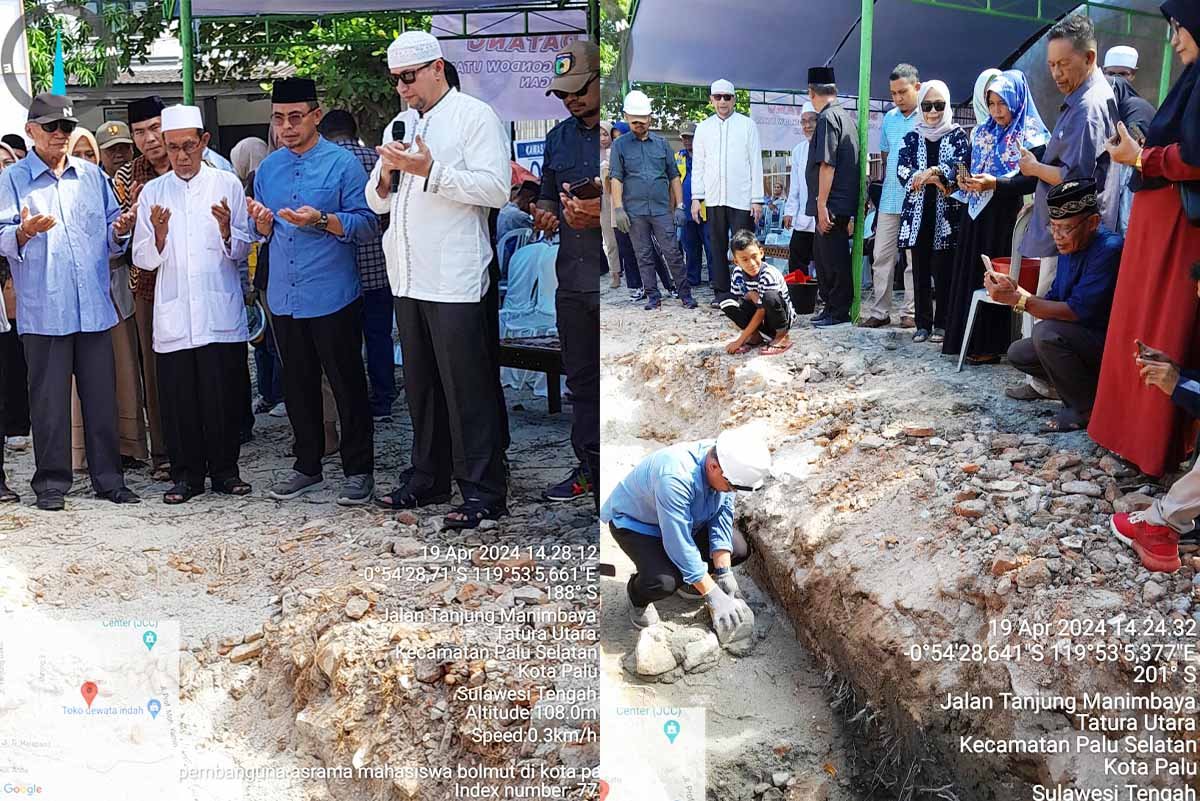 Pembangunan Asrama Mahasiswa Bolmut di Palu