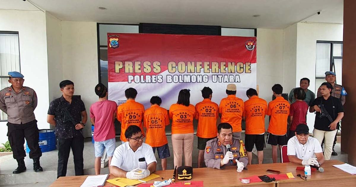 Polres Bolmut Berhasil Ungkap Jaringan Peredaran Narkotika