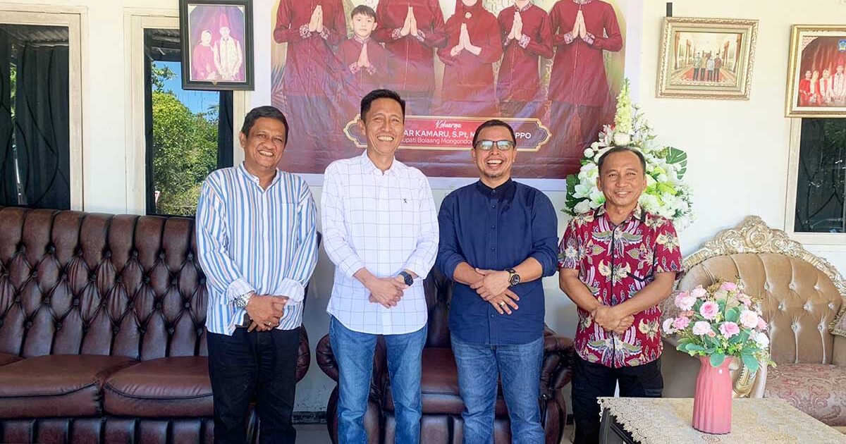 Silaturahmi Pj Bupati Bolmut di Hari Raya Idul Fitri