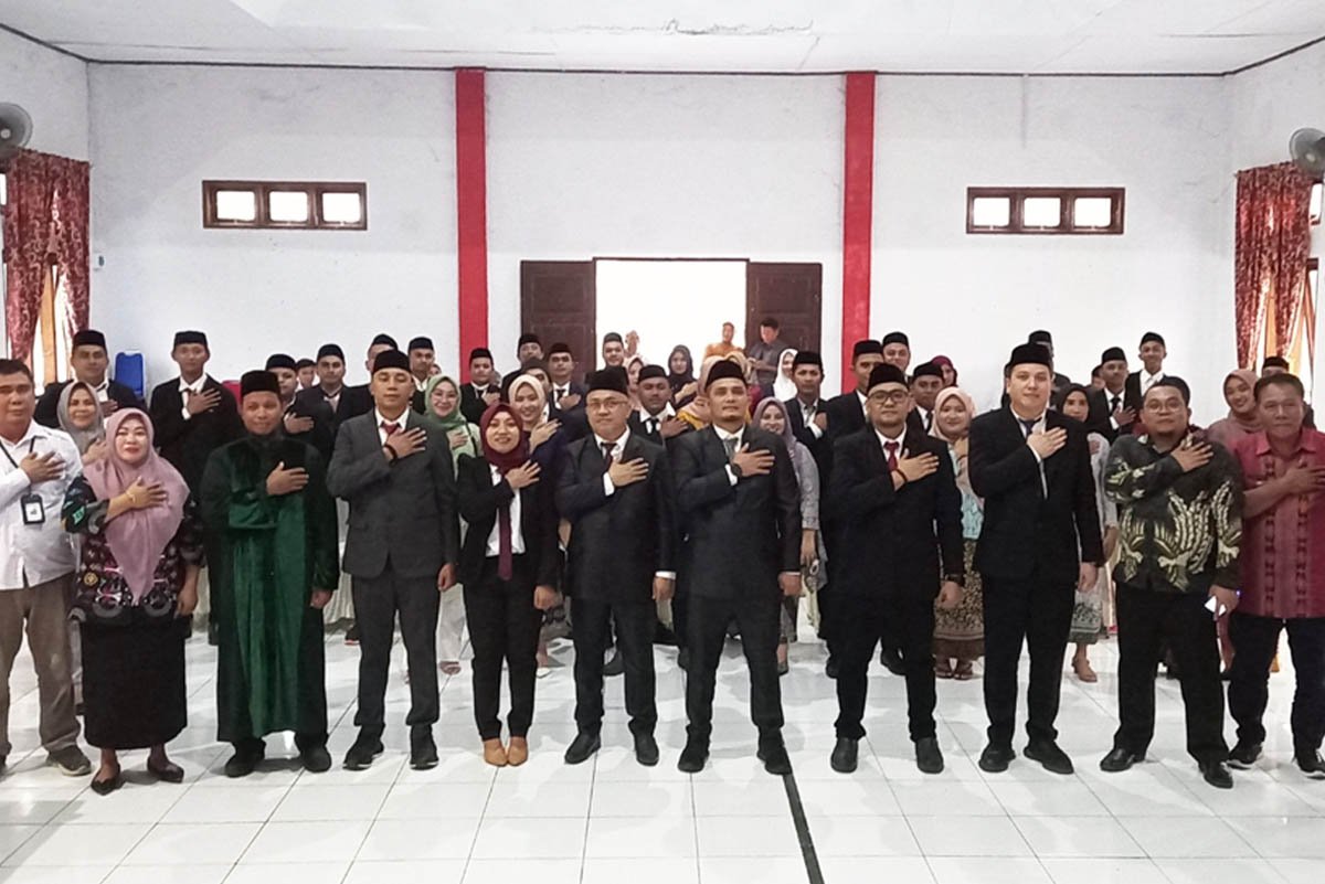 KPU Bolsel Lantik Anggota PPK Pilkada 2024