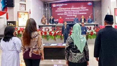 KPU Bitung Lantik PPS Pilkada 2024