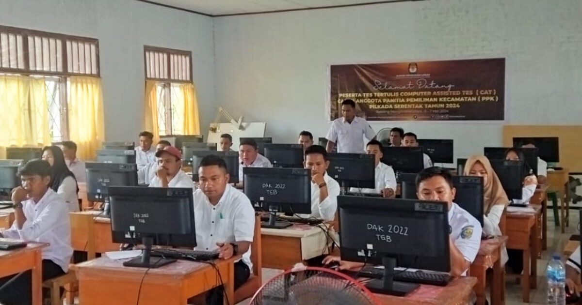 PPK Pilkada Bolmut 2024 Ujian CAT