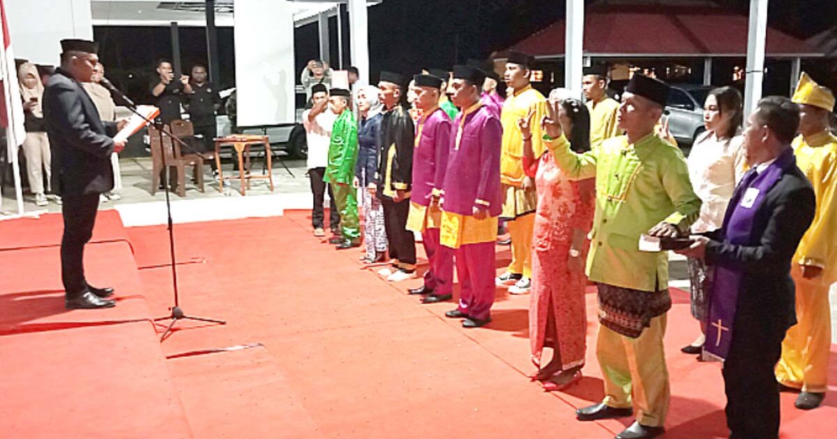 Pelantikan Pengawas Pemilu Bolmut