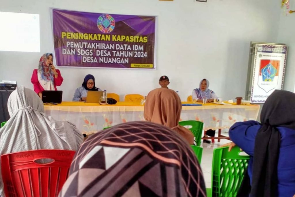 Pemdes Nuangan Gelar Pelatihan IDM SDGs 2024