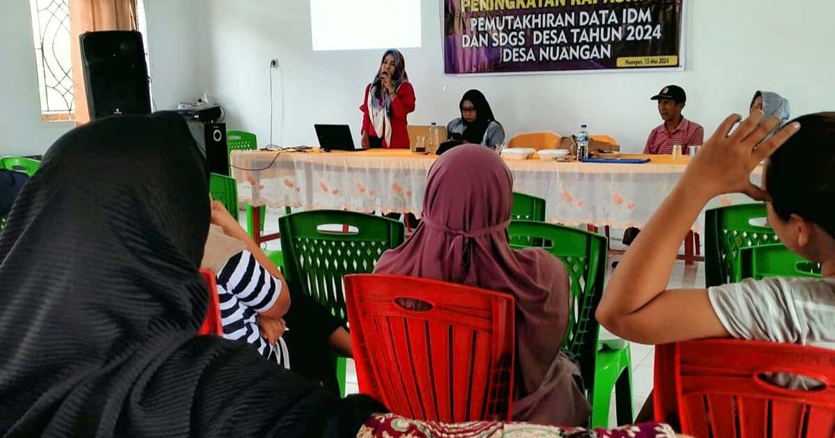 Pemdes Nuangan Gelar Pelatihan IDM SDGs 2024
