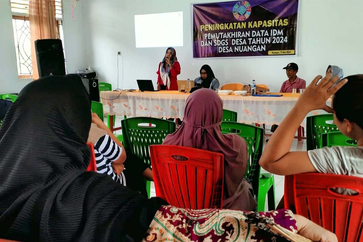 Pemdes Nuangan Gelar Pelatihan IDM SDGs 2024