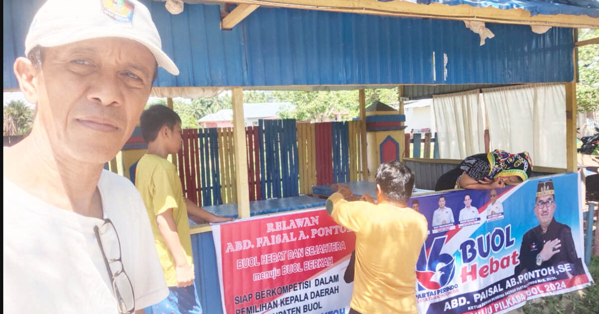 Relawan Abdul Faisal Pontoh