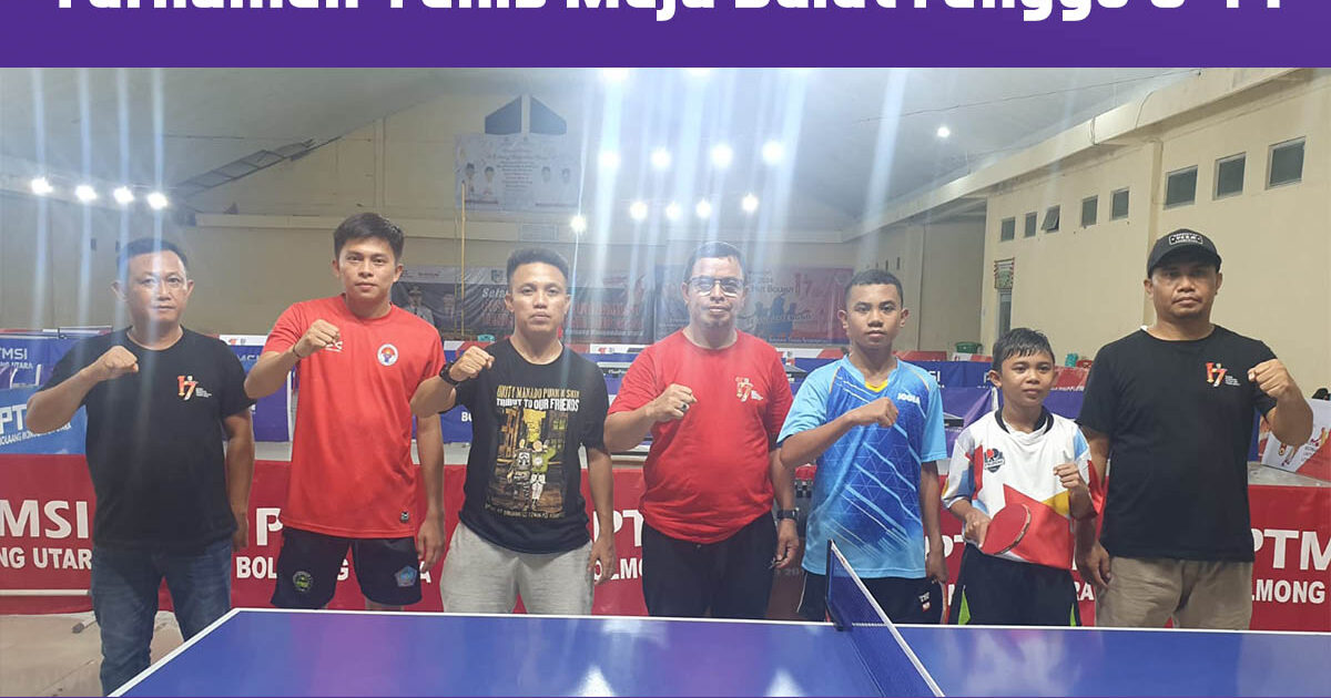 Turnamen Tenis Meja SulutTenggo U-14