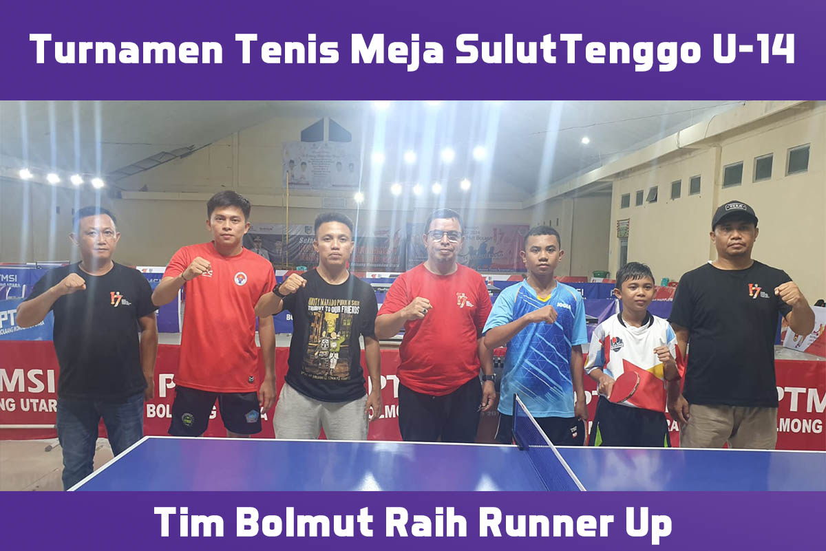 Turnamen Tenis Meja SulutTenggo U-14