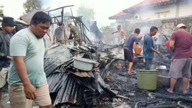 Kebakaran Hanguskan Rumah Abdul Adar Marenteng