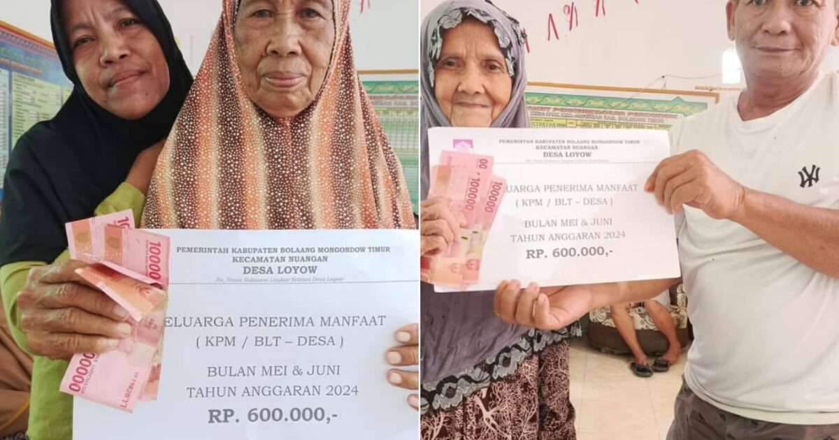 Pemdes Loyow Salur BLT DD Tahun 2024