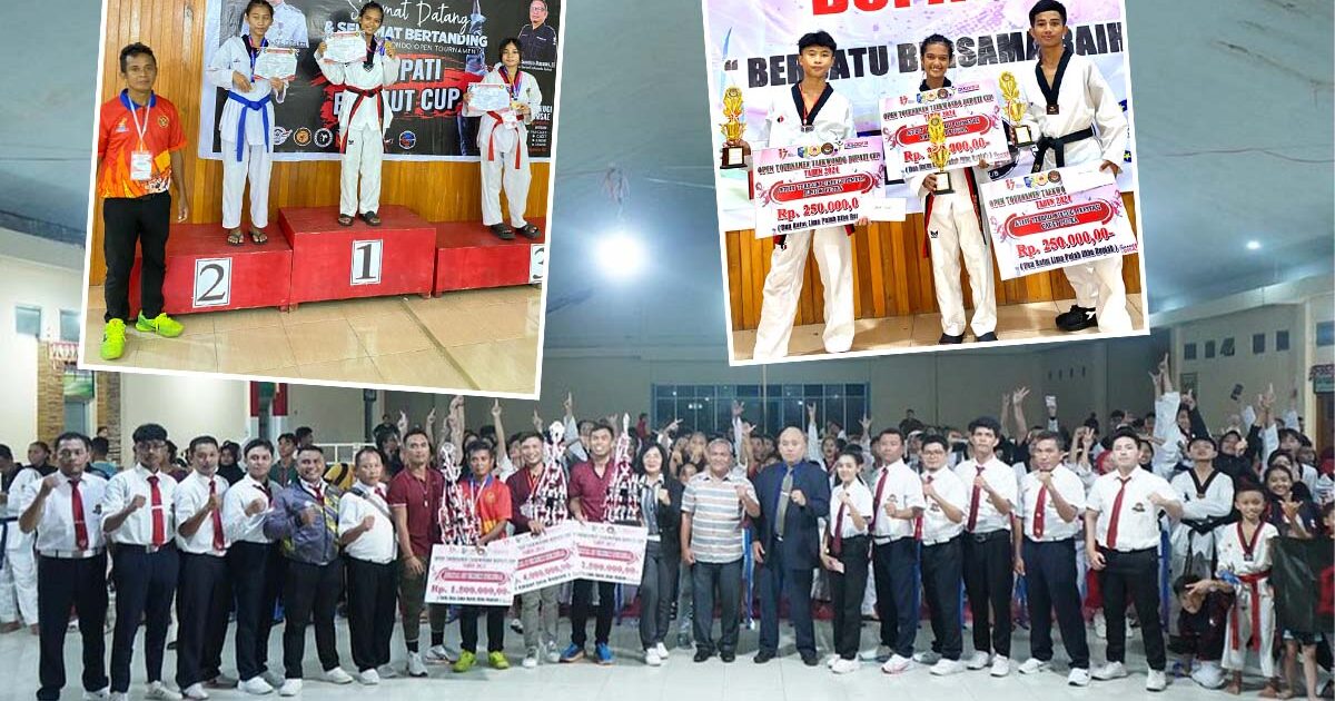 Turnamen Taekwondo Bupati Bolmut Cup 2024