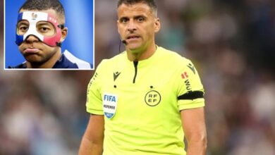 Wasit Beri Kartu Kuning kepada Mbappe Dipecat