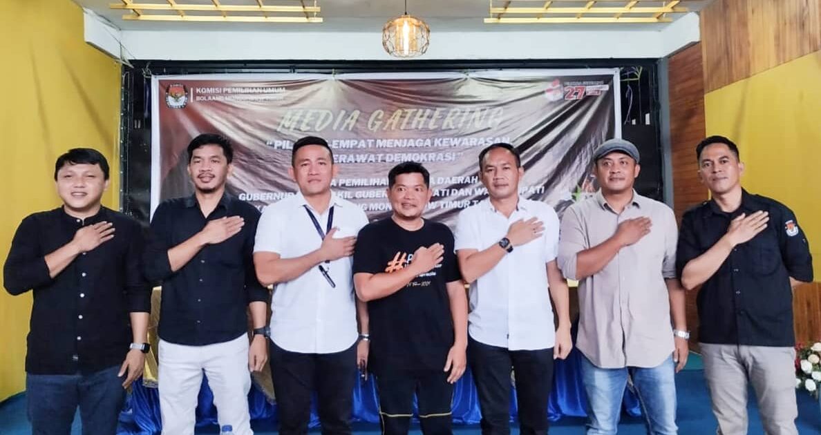 KPU Boltim Ajak Insan Pers Jaga Kewarasan Demokrasi