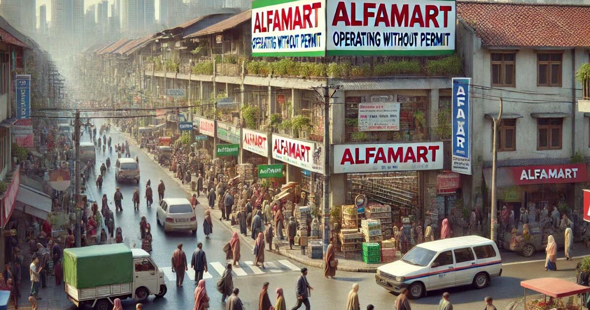 Alfamart di Sulawesi Utara Beroperasi Tanpa Izin