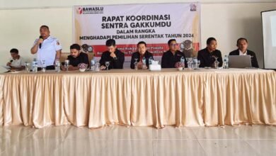 Bawaslu Boltim Rapat Sentra Gakkumdu Pilkada 2024