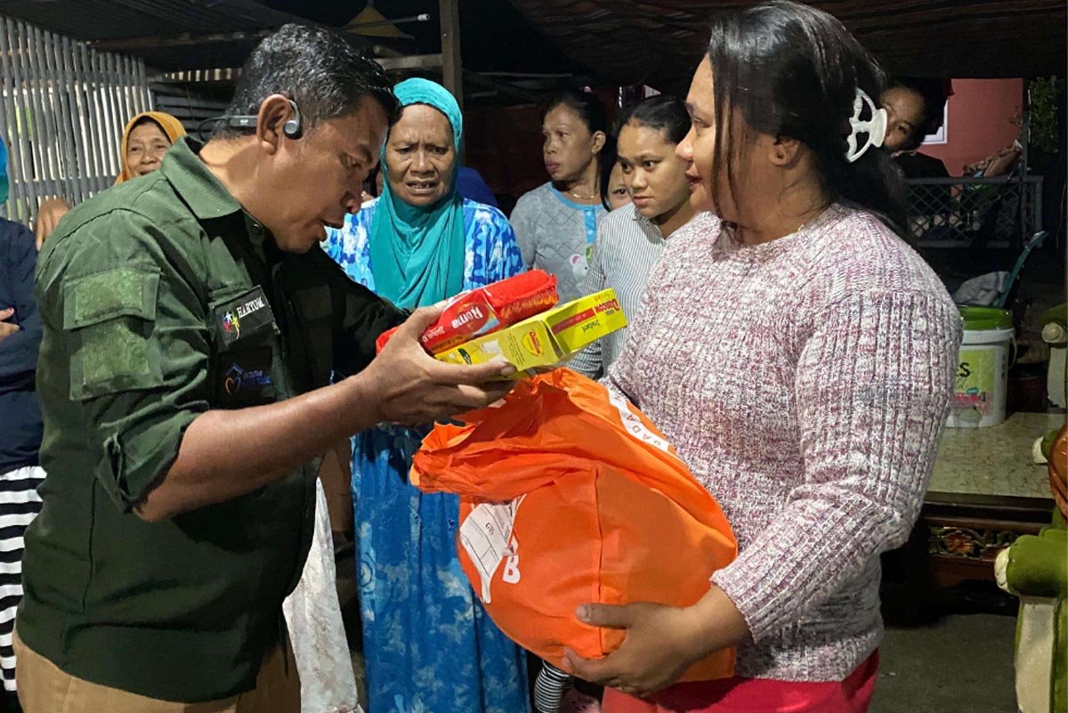 Distribusi Bantuan Banjir Gorontalo