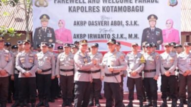 Estafet Kepemimpinan di Polres Kotamobagu