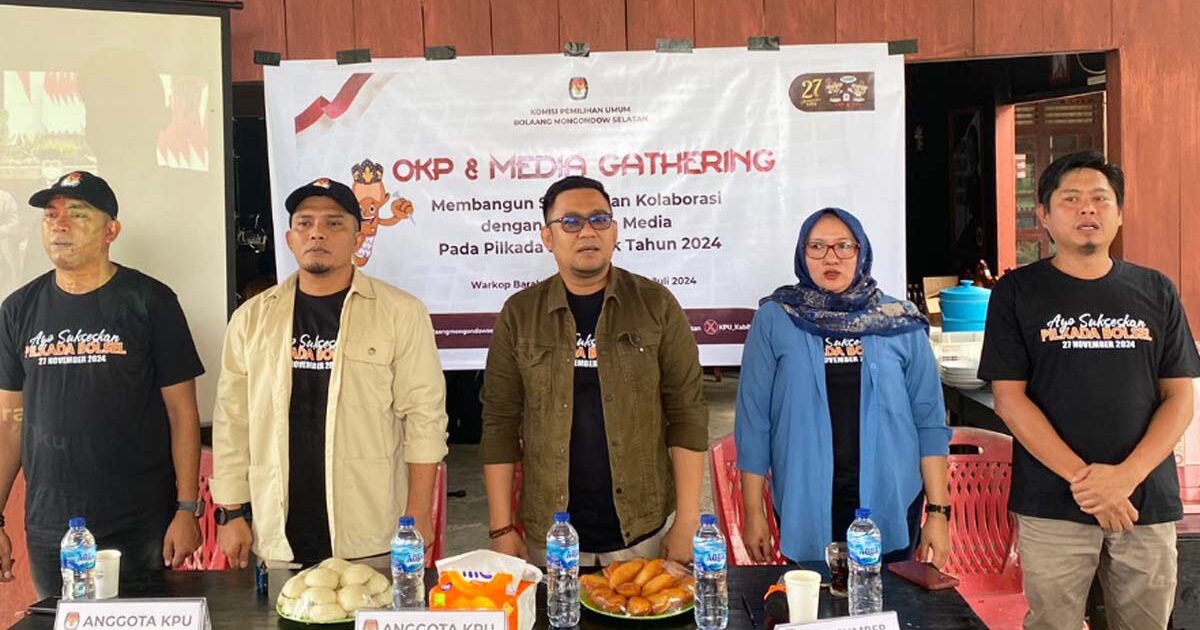 KPU Bolsel Kolaborasi dengan Media