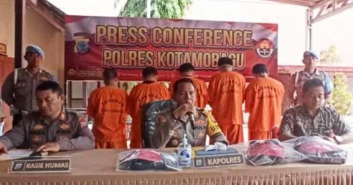 Polres Kotamobagu Amankan Debt Collector
