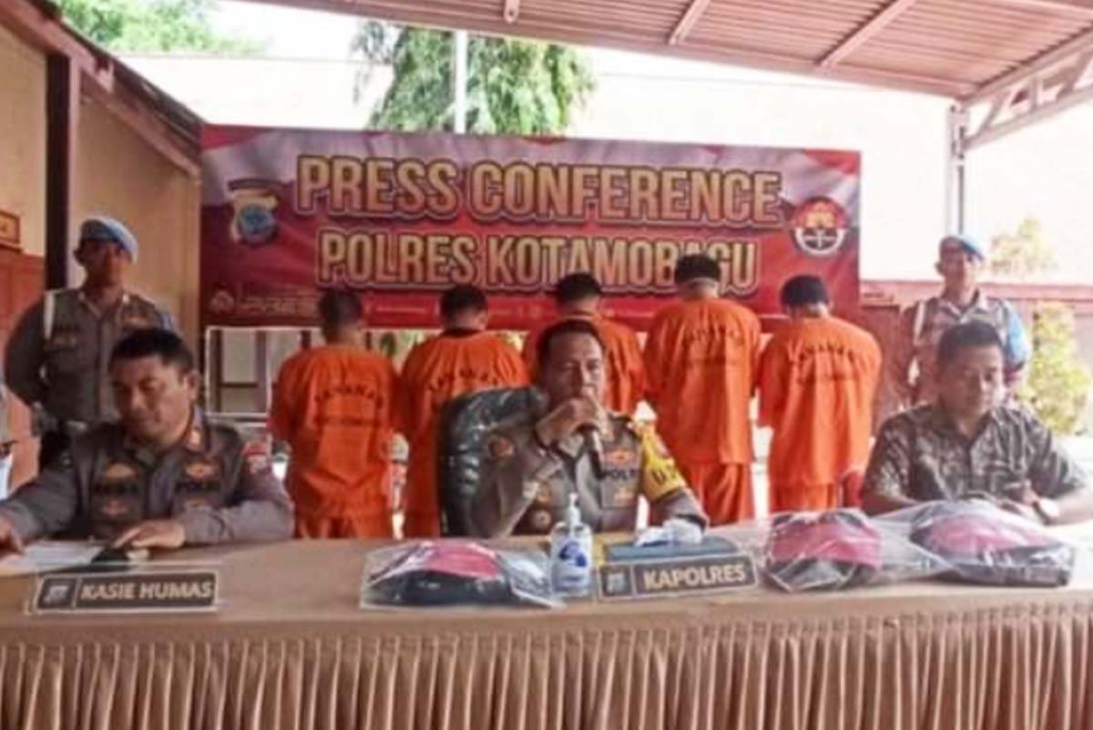 Polres Kotamobagu Amankan Debt Collector