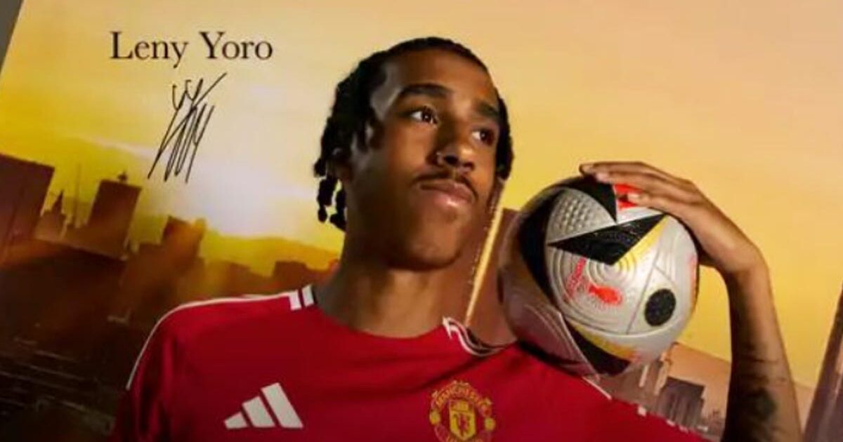 Leny Yoro Bergabung dengan Manchester United